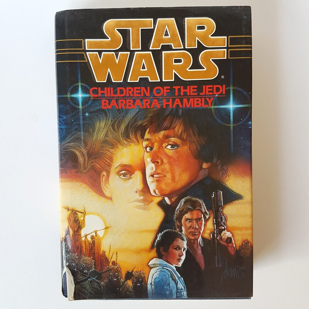 STAR WARS Book Children of the Jedi Hardcover 1995 1st Edition Vintage Sci Fi0