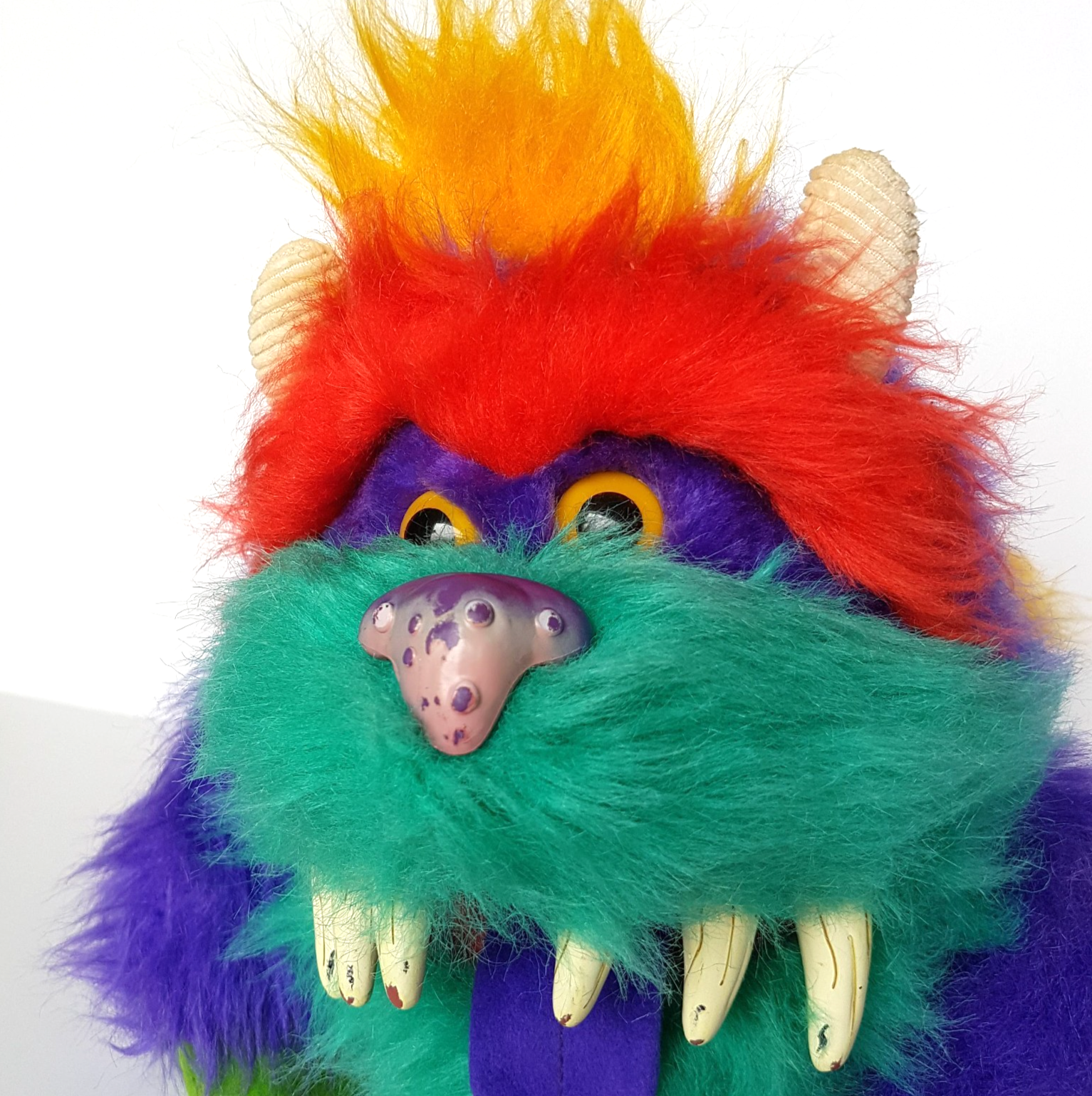 VTG My Pet Monster RARK 1986 Plush Puppet Stuffed AMTOY Soft Toy NO HANDCUFFS1