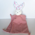 Bub PINK BUNNY RABBIT Lovey Target Plush Muslin Security Comforter Soft Toy Cute0