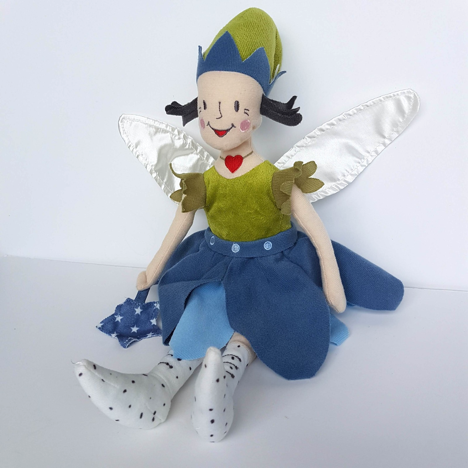 Ikea SANGTRAST PIXIE FAIRY Plush Rag Doll 40cm Soft Toy Magic Doll Cloth Fabric2
