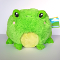 Cuddle Barn SQUISHABLE FROG Green Froggie Plush Goals Soft Toy Stuffed Animal0