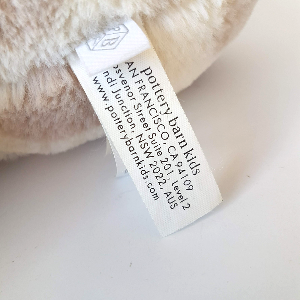 Pottery Barn Kids GIRAFFE Plush 35cm Stuffed Animal Soft Toy Neutral Beige4