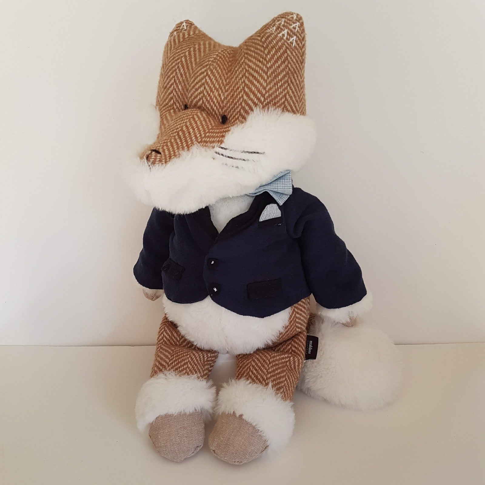 Makker DAPPER FOX Plush Knit Soft Toy 40cm Stuffed Animal Clothes Target Brand0