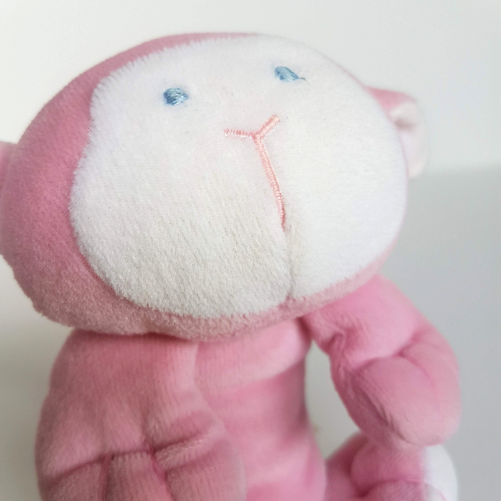 DanDee Vintage VELOUR LAMB Plush Pink Rattle Comforter Soft Toy Stuffed Animal5
