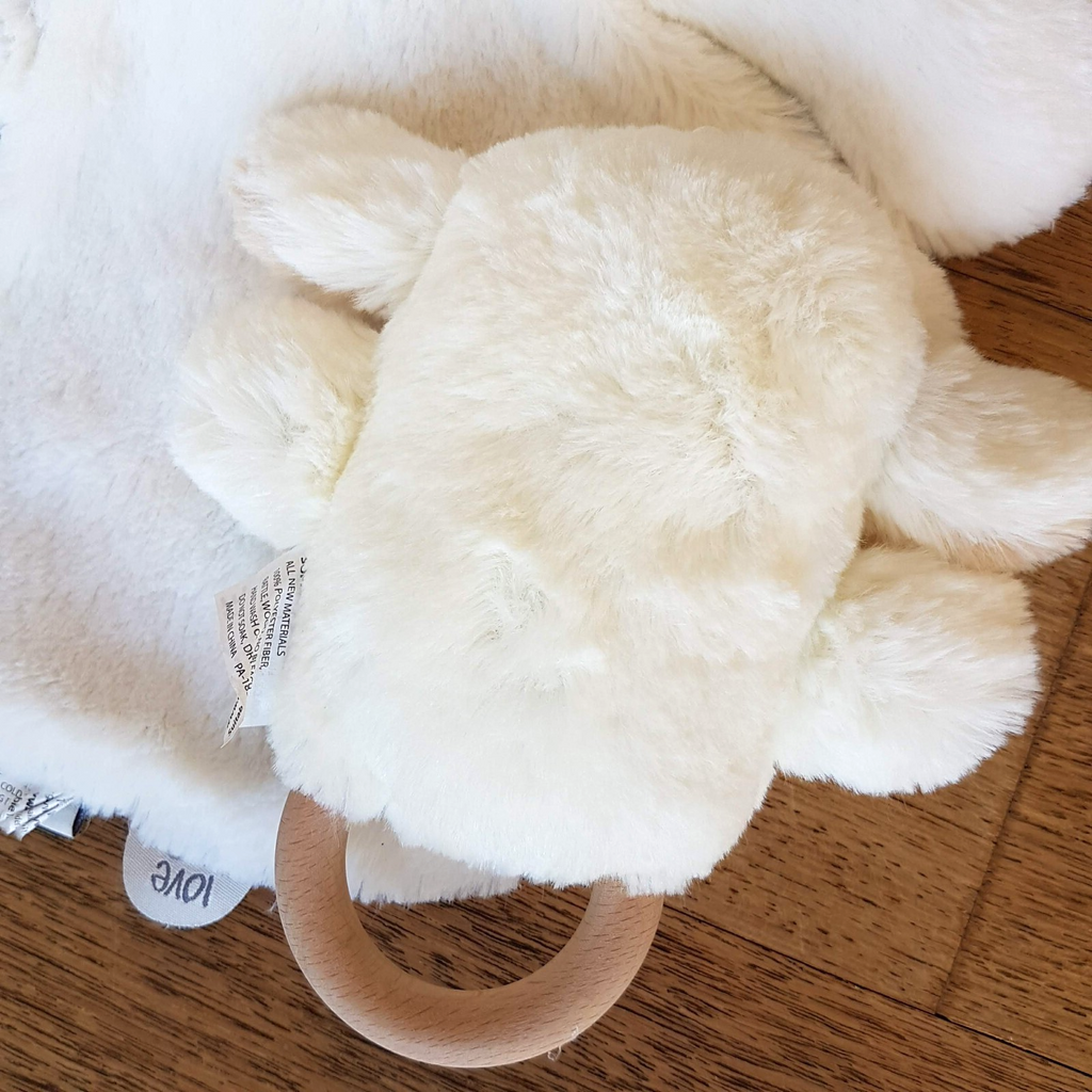 LEESA LAMB Baby Lovey SET Comforter Plush Soft Toy LEE LAMB Rattle Security Toy5