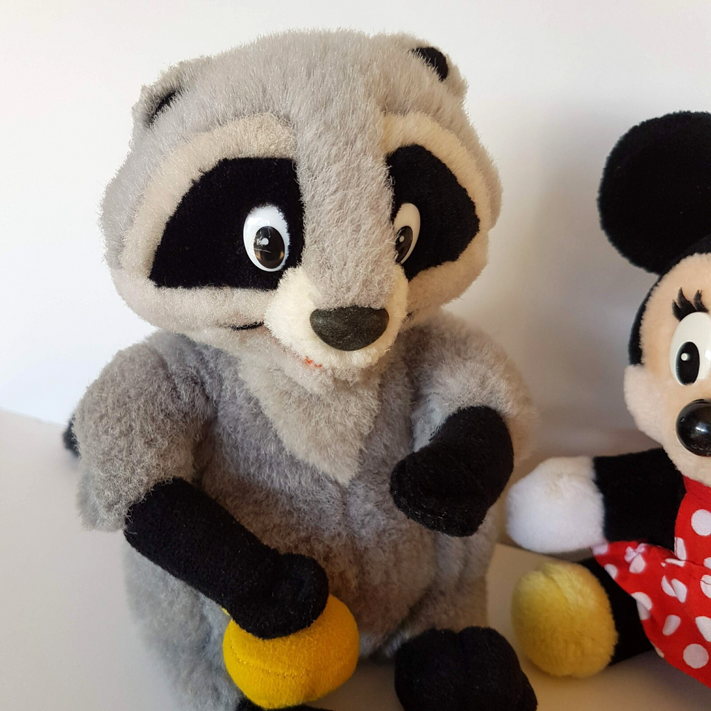 VTG Disney Pocahontas Meeko Minnie Mouse Simba Plush Stuffed Animal Soft Toy5