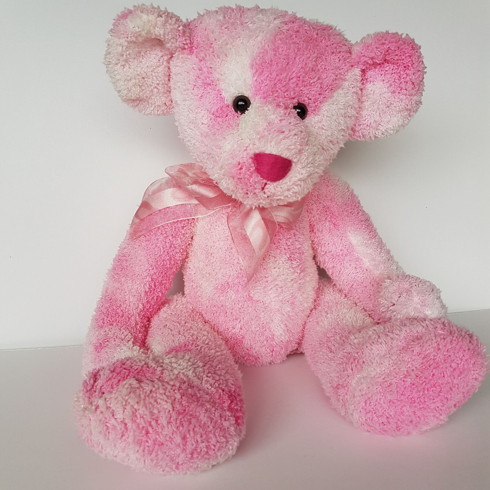 Russ PINK TEDDY BEAR 40cm Plush Stuffed Animal Soft Toy Large Cuddly Cute Spot2