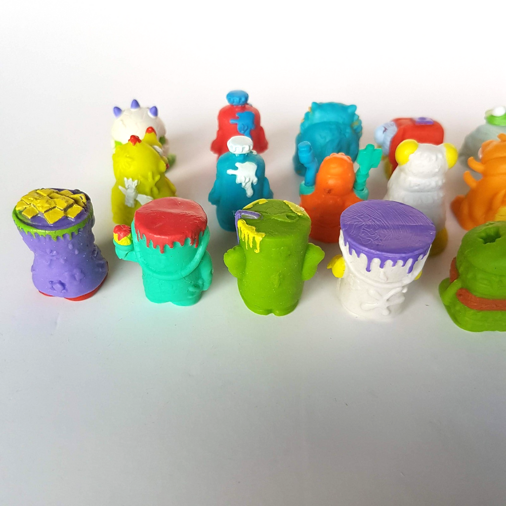 TRASH PACK Figures Lot Mixed Bundle Garbage Kids Toys Rubbery Gross Characters6