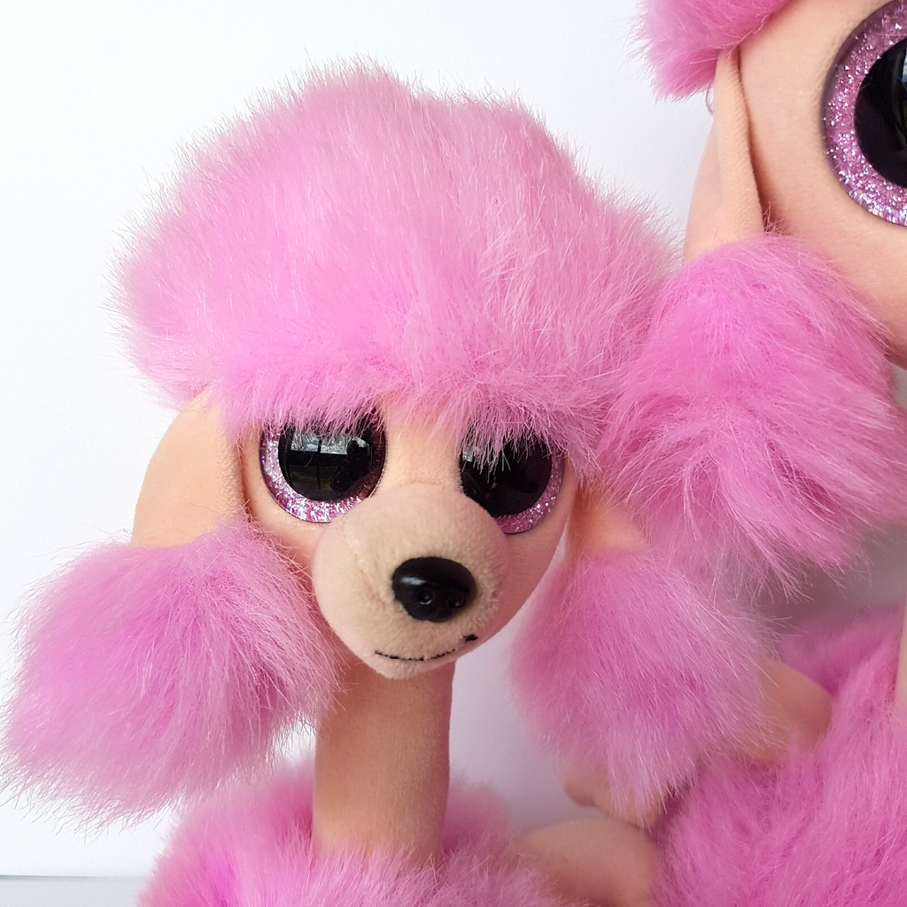 TY Beanie Boos CAMILLA Poodle Dog Mum Pup 13" 9" Plush Stuffed Animal Soft Toy4
