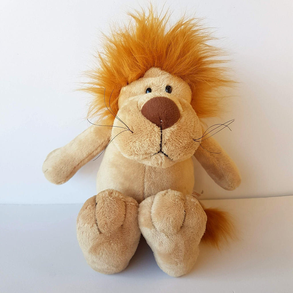 Nici LION WILD CAT Plush Soft Toy Stuffed Animal Safari Whiskers Cuddly Belly1