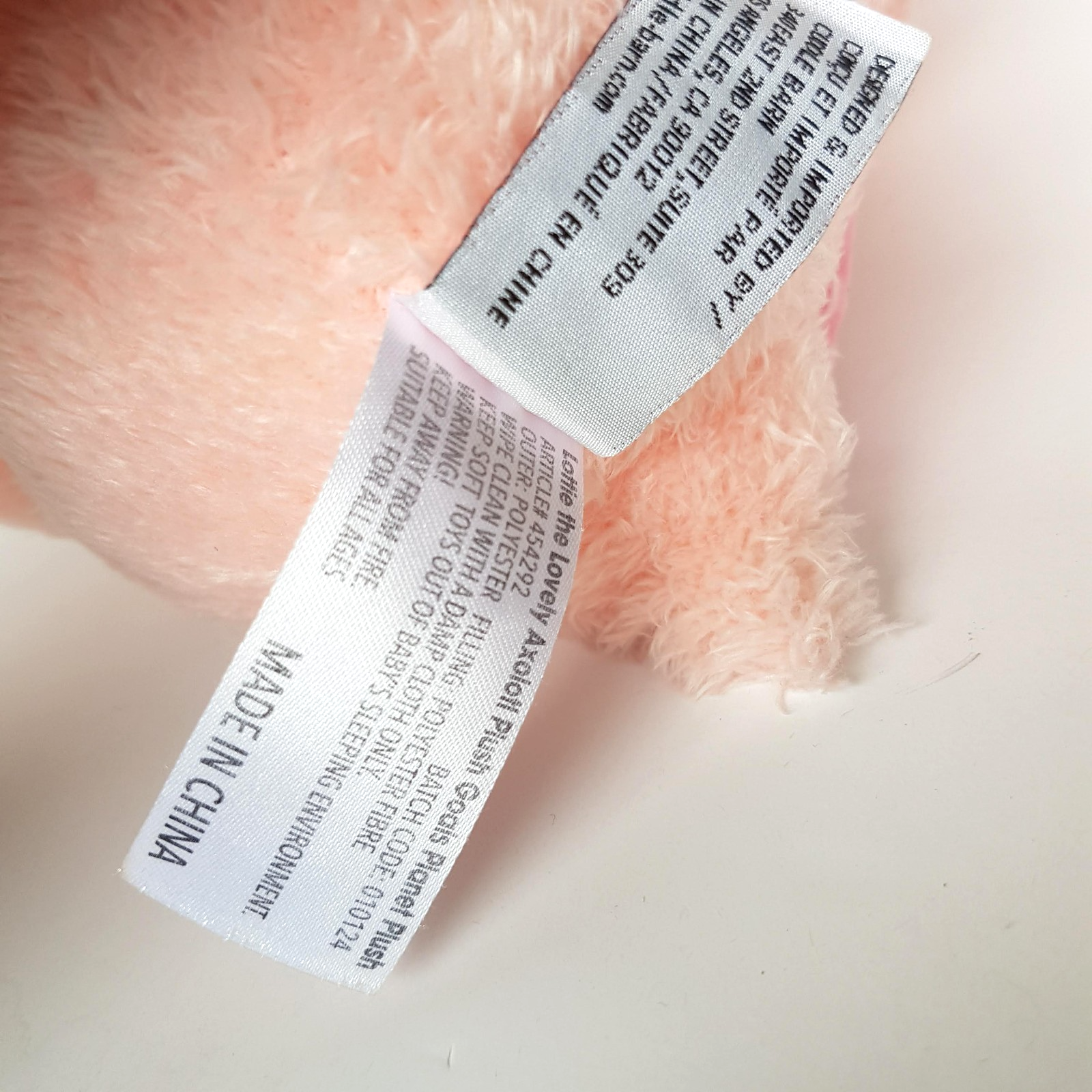 Plush Goals LOTTIE AXOLOTYL Plush 26cm Pink Cuddle Barn Stuffed Animal Soft Toy9