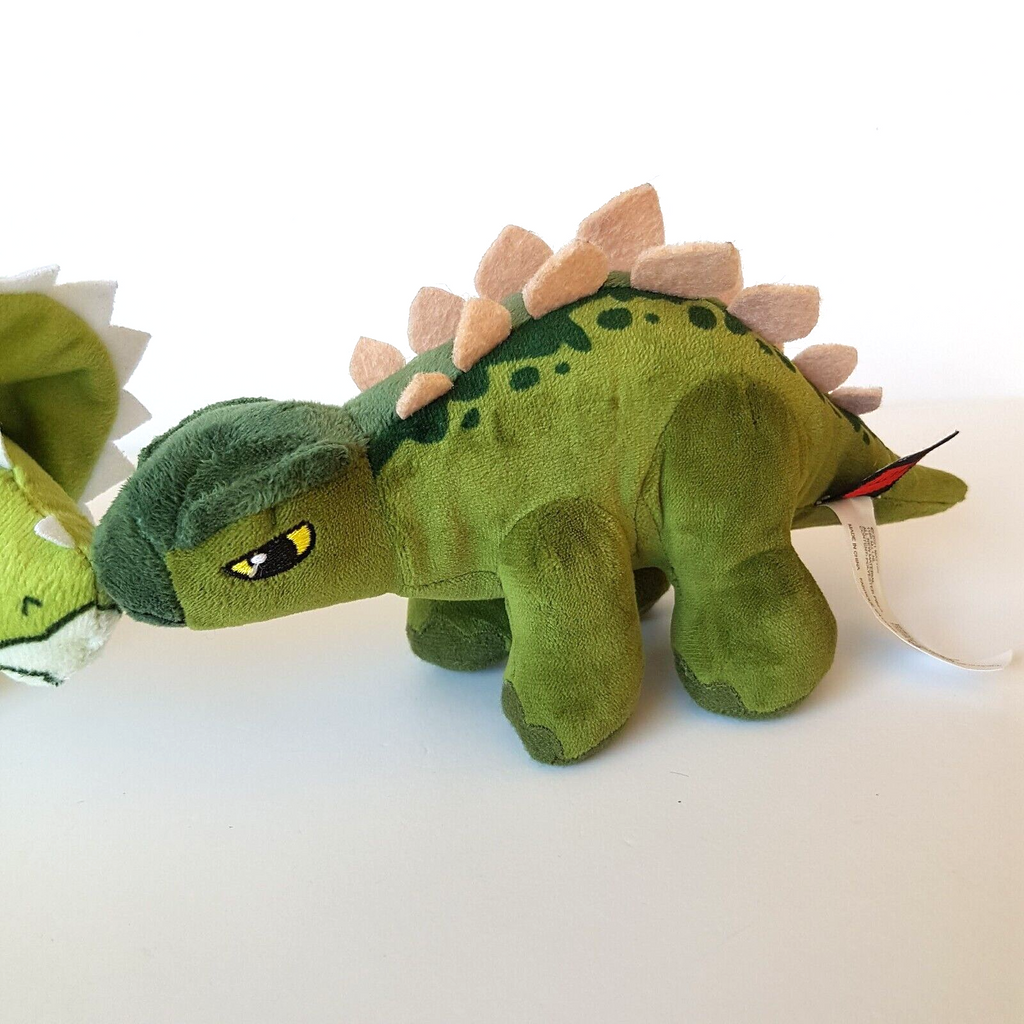Mattel JURASSIC WORLD Dinosaur Plush Stegosaurus Triceratops SOUND Soft Toy2