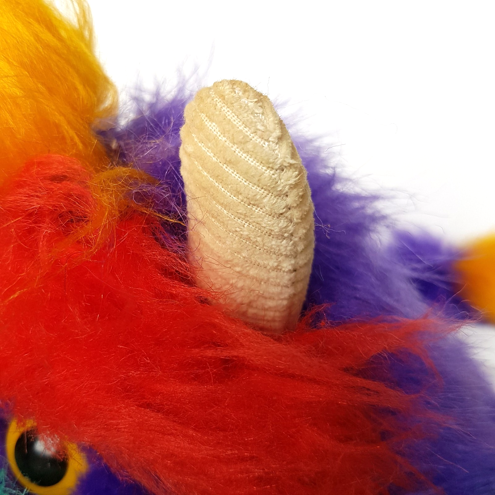 VTG My Pet Monster RARK 1986 Plush Puppet Stuffed AMTOY Soft Toy NO HANDCUFFS12