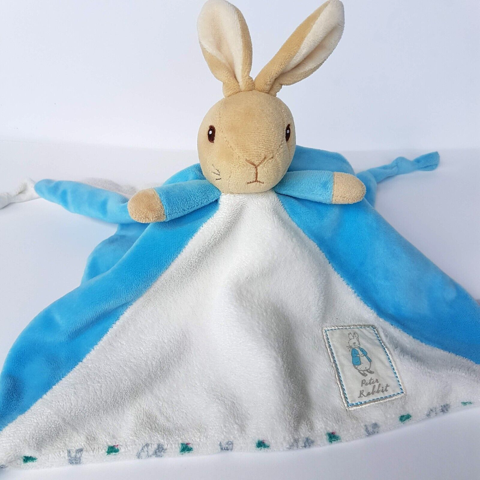 Peter Rabbit BABY TOY BUNDLE Plush Lovey Security Blanket Comforter & Rattle Toy7