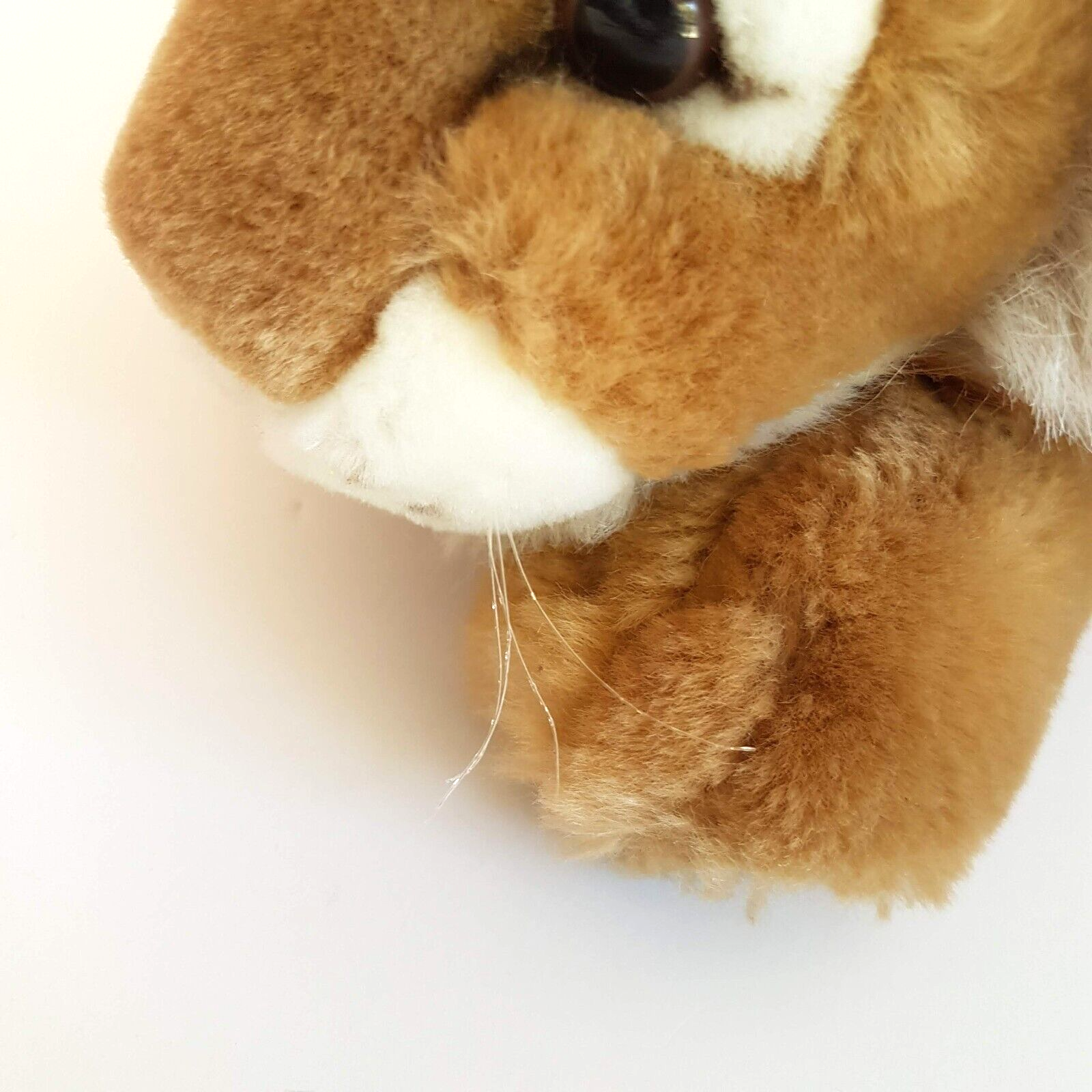 Cuddly LION WILD CAT 30cm Long Plush Soft Toy Safari Stuffed Animal Laying Cute3