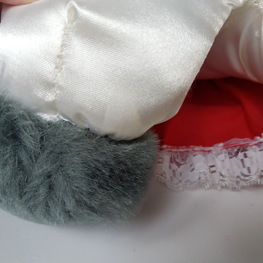 RARE Vintage Dandee CHRISTMAS MOUSE Plush 41cm Large Stuffed Animal Soft Toy 90s11