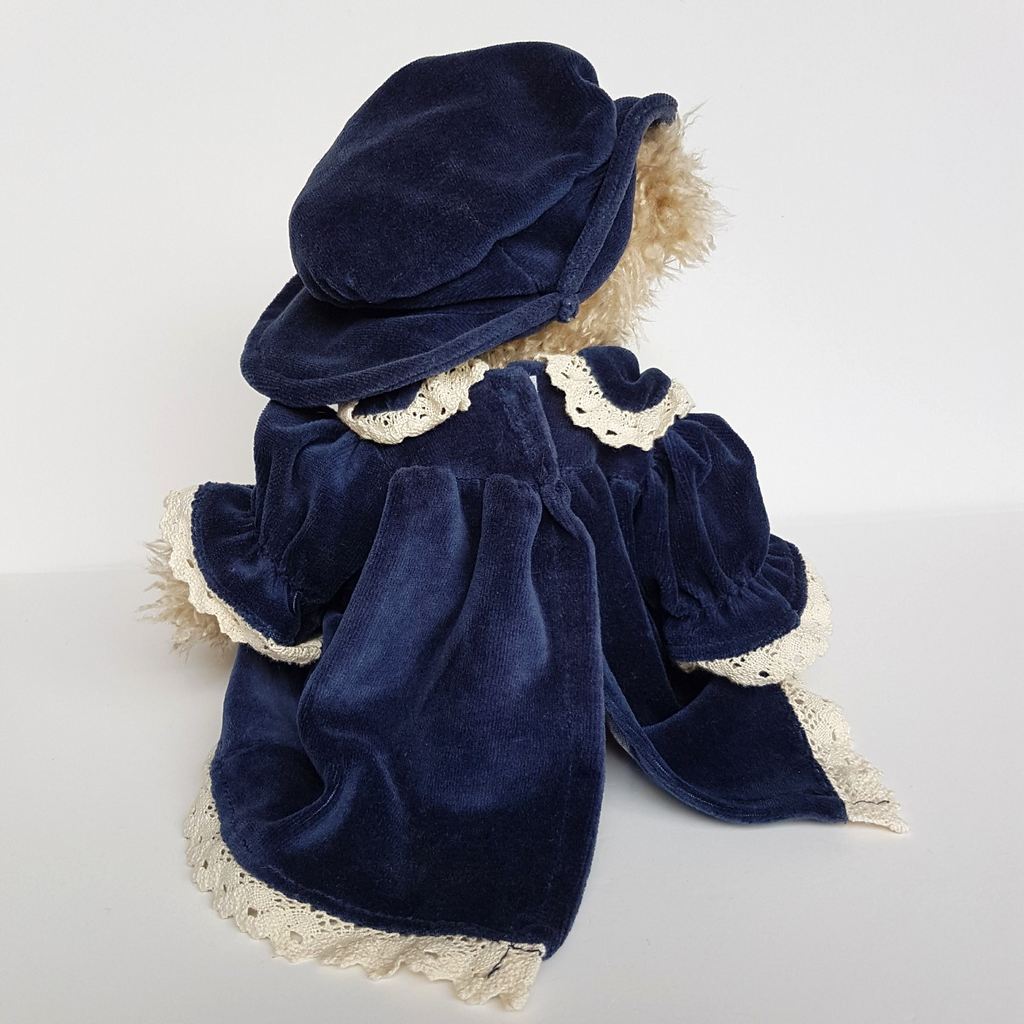 Settler Bears BLUE FLOWER Teddy Bear 33cm Plush JOINTED Stuffed Animal Soft Toy8
