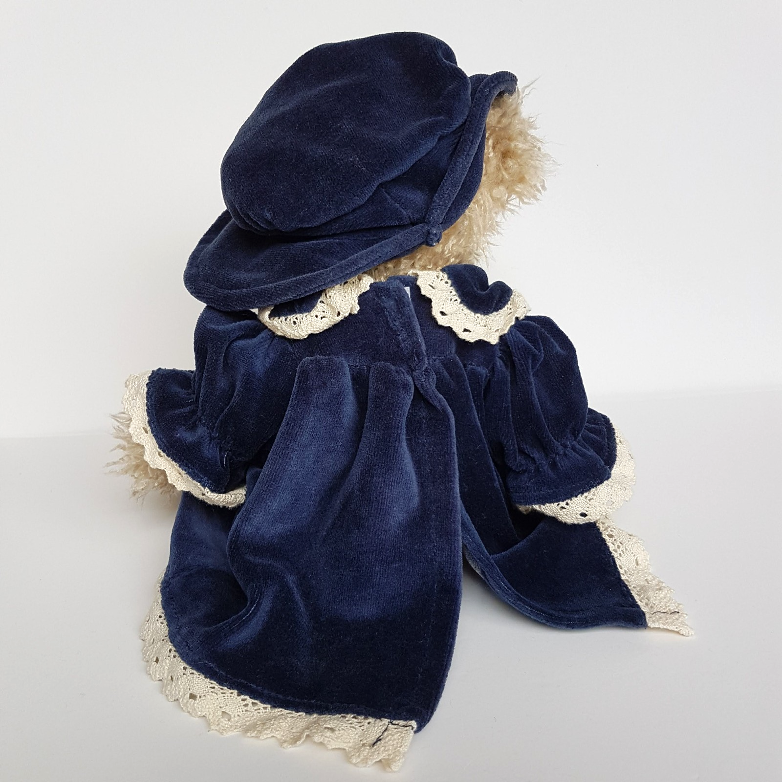 Settler Bears BLUE FLOWER Teddy Bear 33cm Plush JOINTED Stuffed Animal Soft Toy8