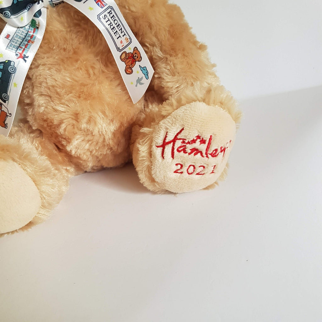 Hamley's Regent Street TEDDY BEAR 2021 Plush 25cm Stuffed Animal Small Soft Toy1