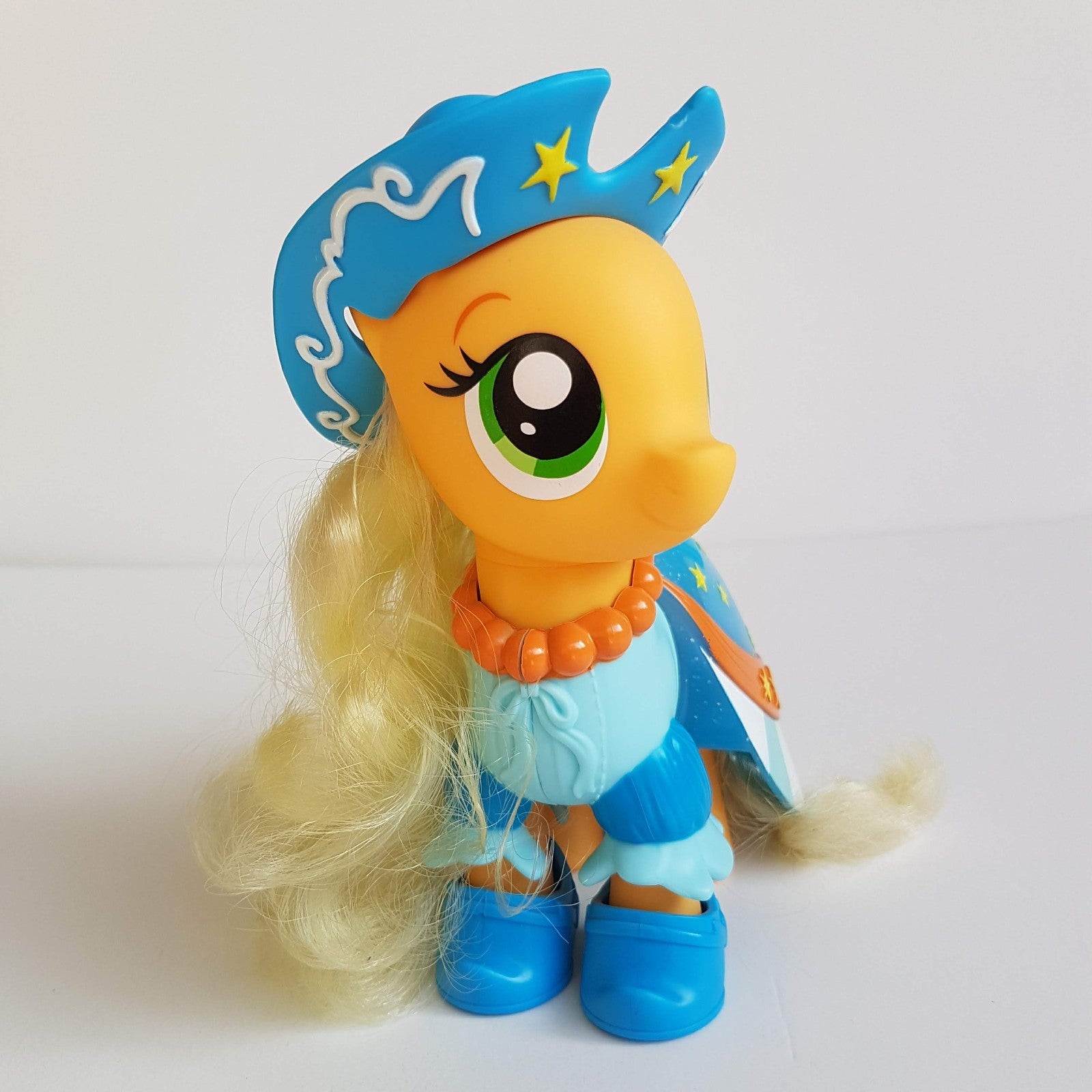 My Little Pony APPLEJACK The Movie Snap On Fashion 16cm Horse Figure Brushable5