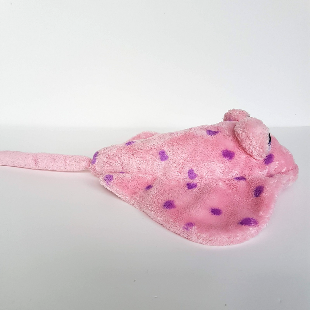 RUSS Lil Peepers STING Stingray Pink Plush 39cm Stuffed Animal Soft Toy Purple1