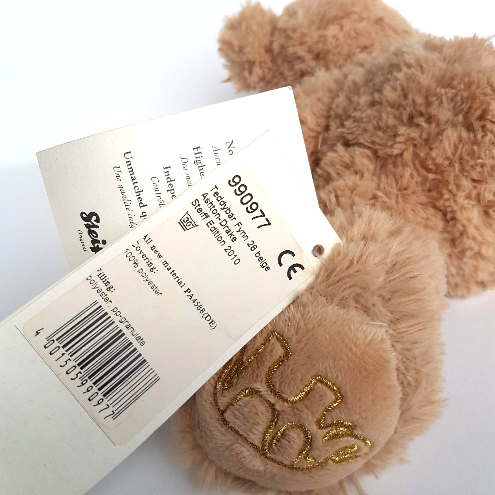 Limited RARE Steiff EDITION 2010 Flynn Teddy Bear ASHTON DRAKE Exclusive Toy11