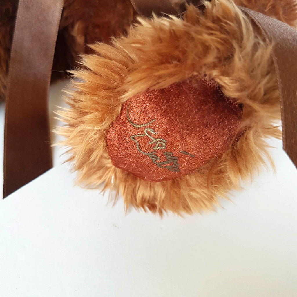 Gorgeous CHOCOLATE TEDDY BEAR Plush Stuffed Animal Soft Toy Brown Bow 20cm3