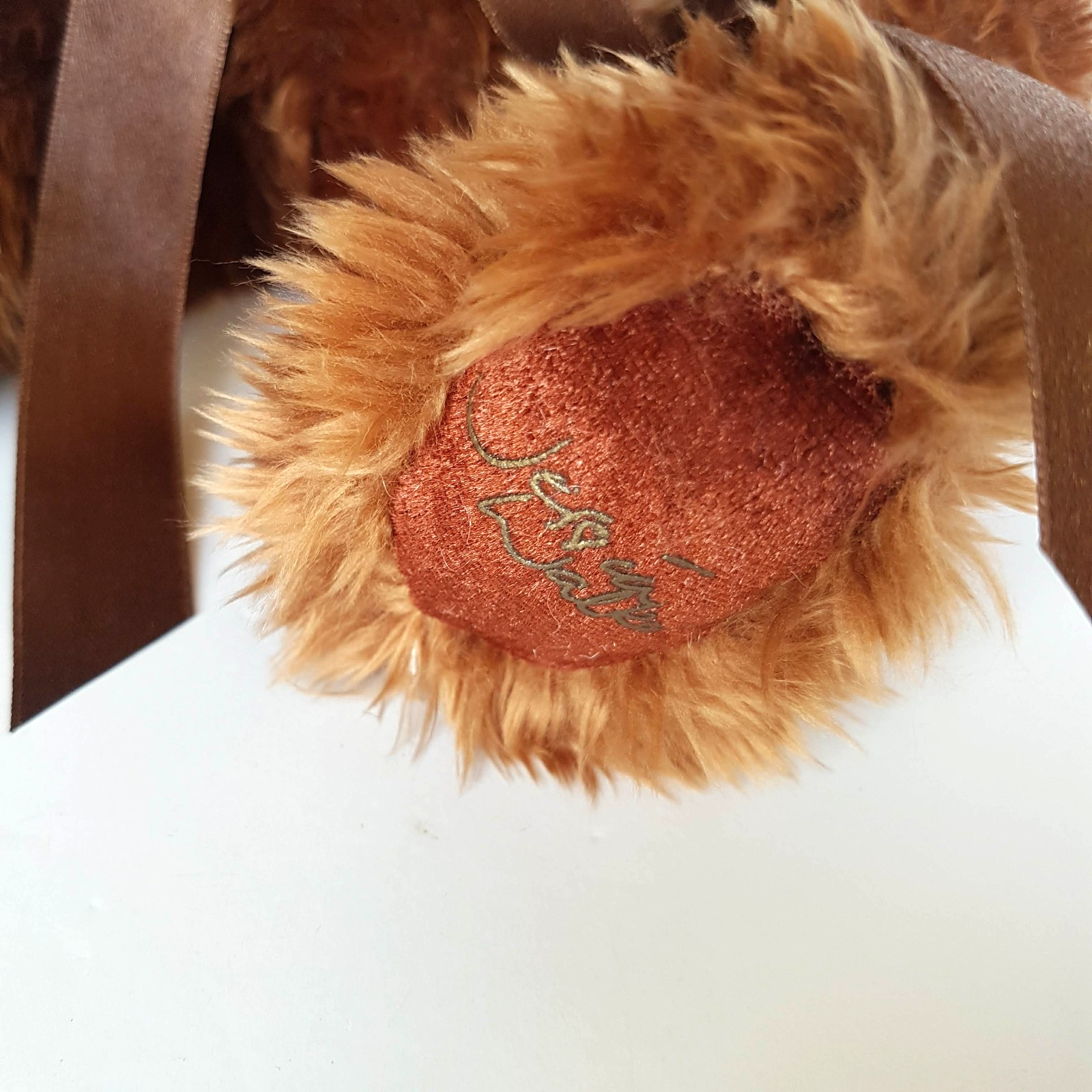 Gorgeous CHOCOLATE TEDDY BEAR Plush Stuffed Animal Soft Toy Brown Bow 20cm3