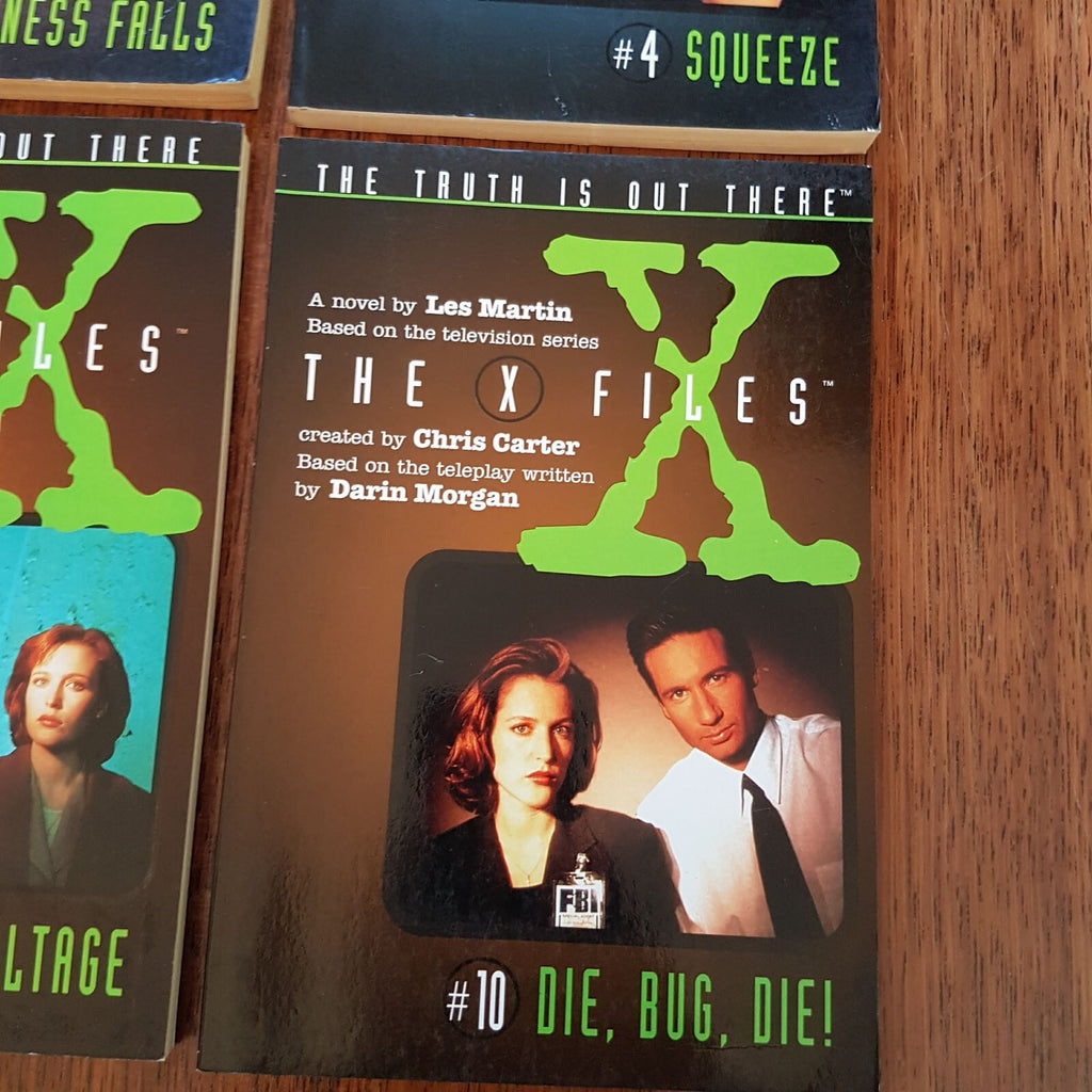 The X Files Book Bundle 2 4 8 & 10 Lot Paperback 1990s Vintage Sci Fi Books3