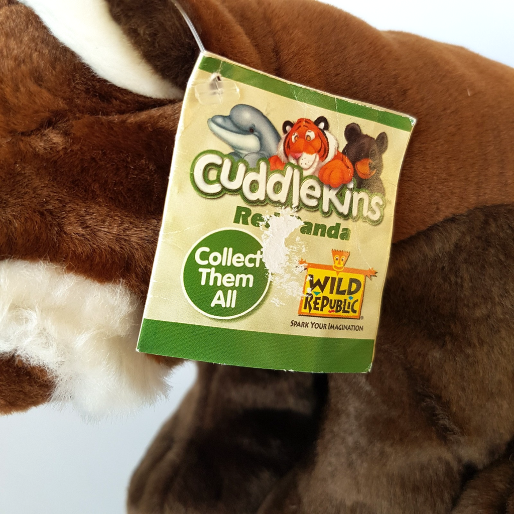 Cuddlekins RED PANDA Plush 28cm Stuffed Animal 2007 Jungle Soft Toy Super Soft2