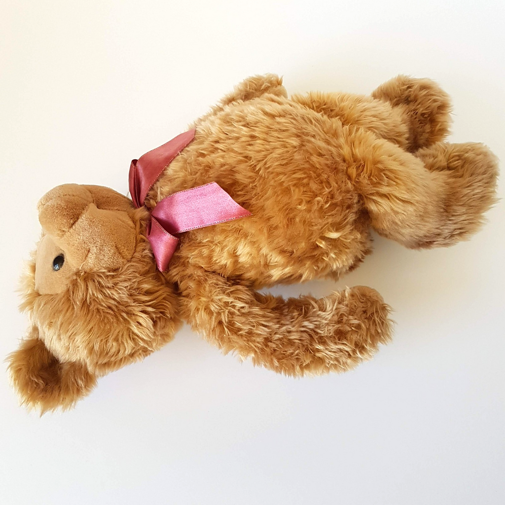 RARE Russ BENTLEY Teddy Bear Plush 55cm Vintage Stuffed Animal Soft Toy Floppy10
