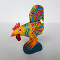 Mexican Folk Art ROOSTER Alebrije Decorative Bird Wooden Hand Painted 10.5cm0
