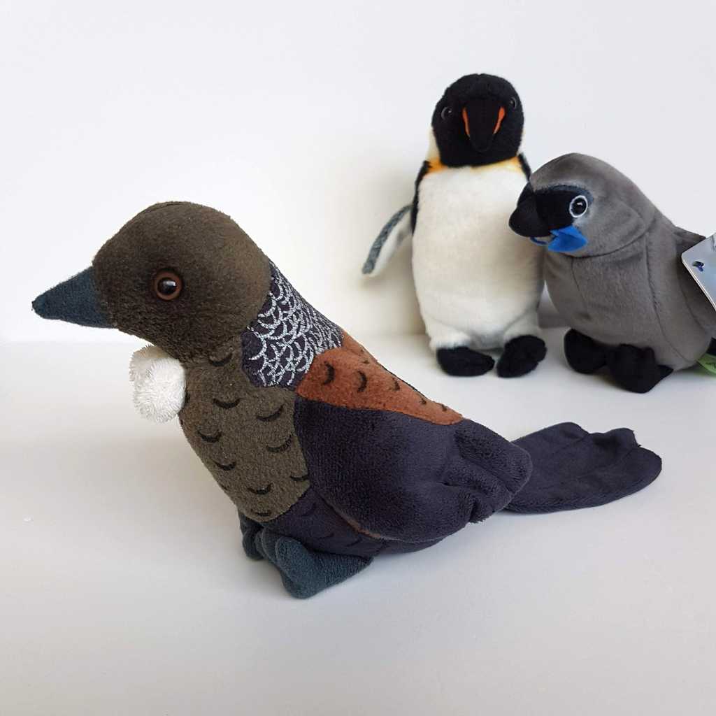 Antics BIRD PLUSH LOT Kokako Tui Kerkeru Penguin SOUND Stuffed Animal Soft Toy6