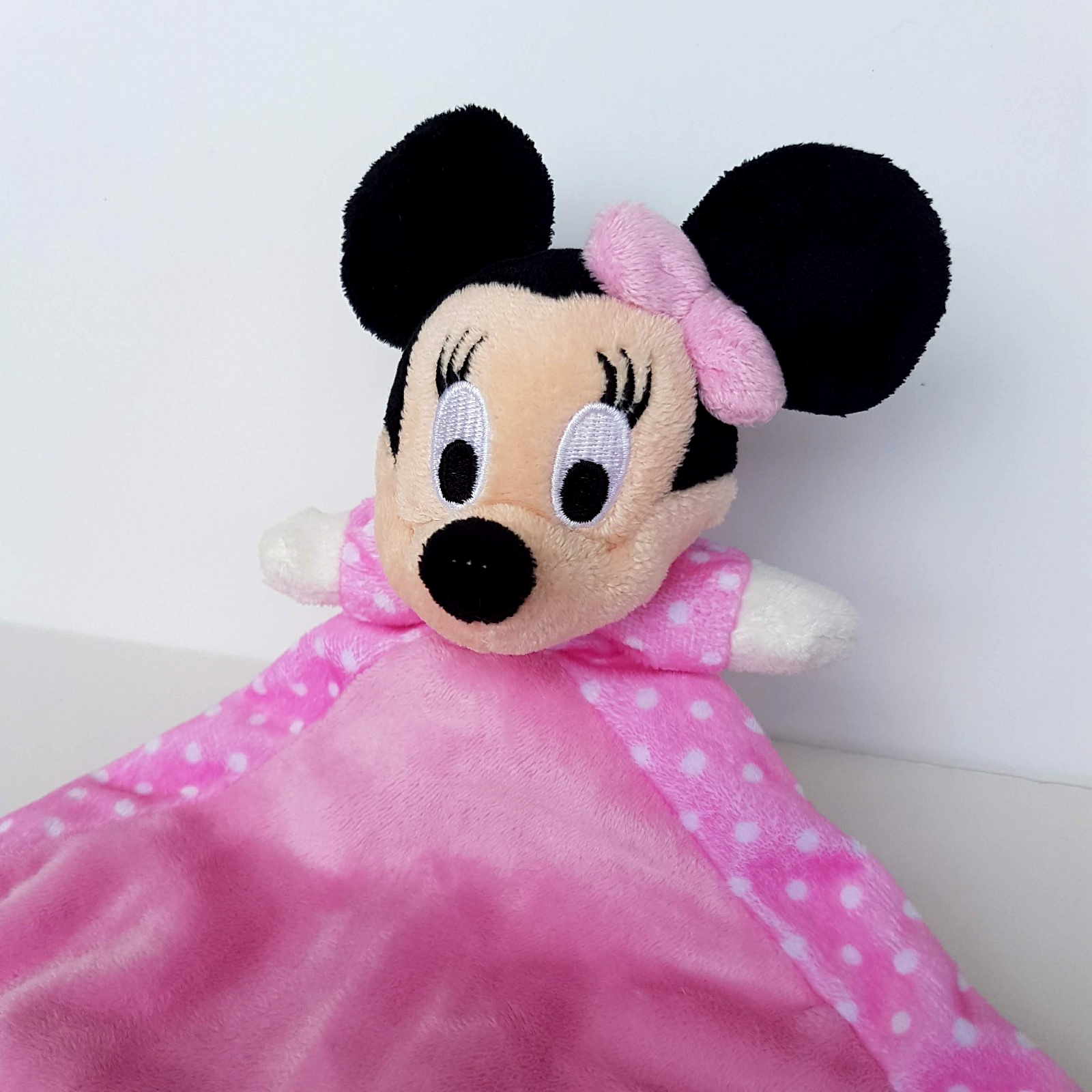 Disney Baby MINNIE MOUSE Baby Lovey Comforter Security Blanket Soft Toy Animal1