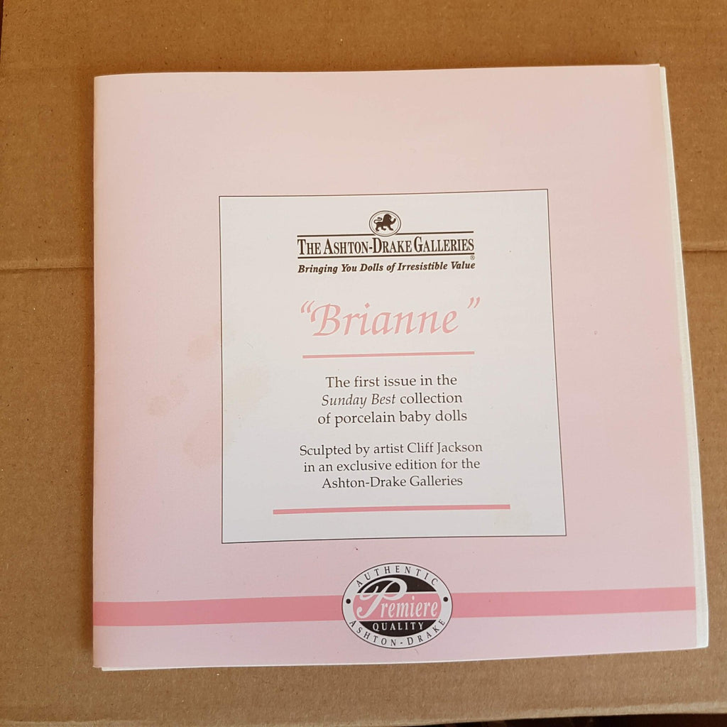 Ashton Drake BRIANNE Porcelain Doll COA Boxed Collectible African American Doll6
