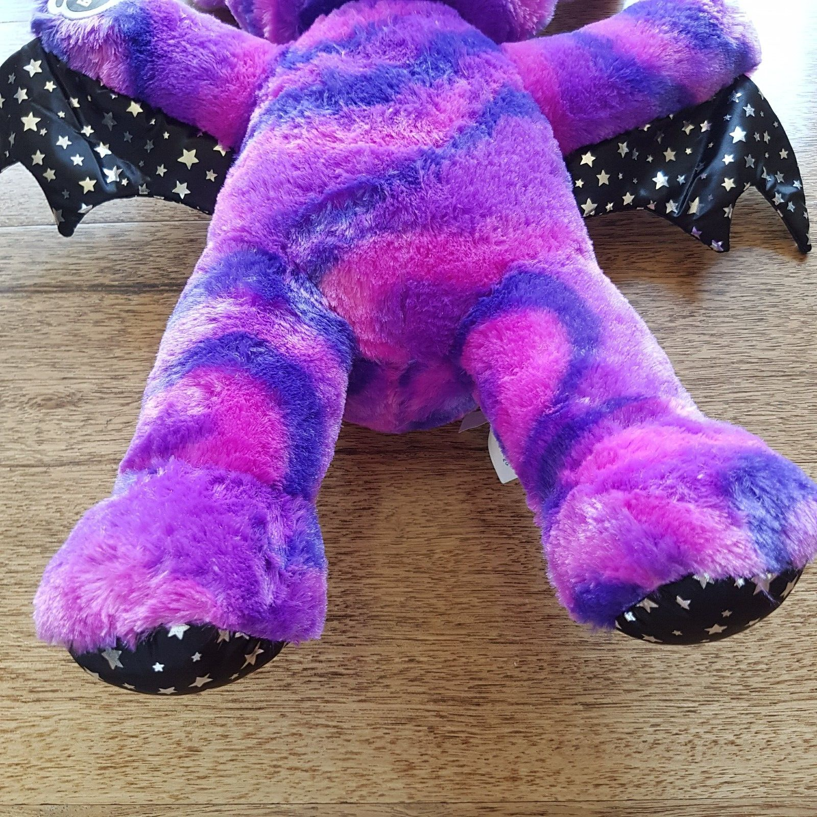 Build A Bear VAMPIRE BAT Plush STARRY NIGHT Purple Blue Stars Stuffed Animal Toy4