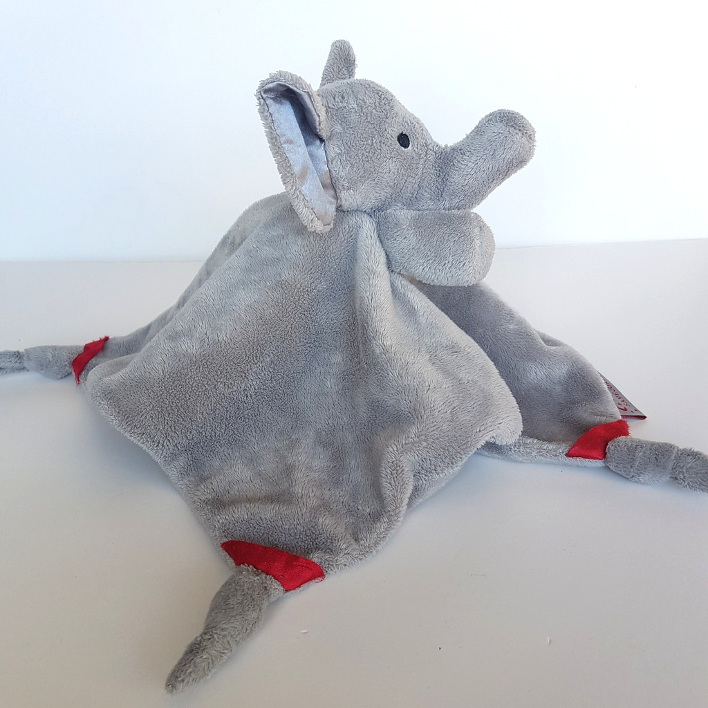 Save Our Sleep GREY ELEPHANT Lovey Plush Security Comforter Sleep Baby Soft Toy7