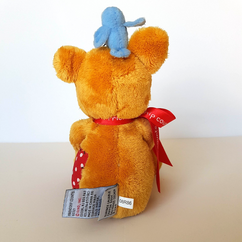 Gund NEWTONS LAW Teddy Bear Plush 27cm Stuffed Animal Soft Toy Friendship Counts4