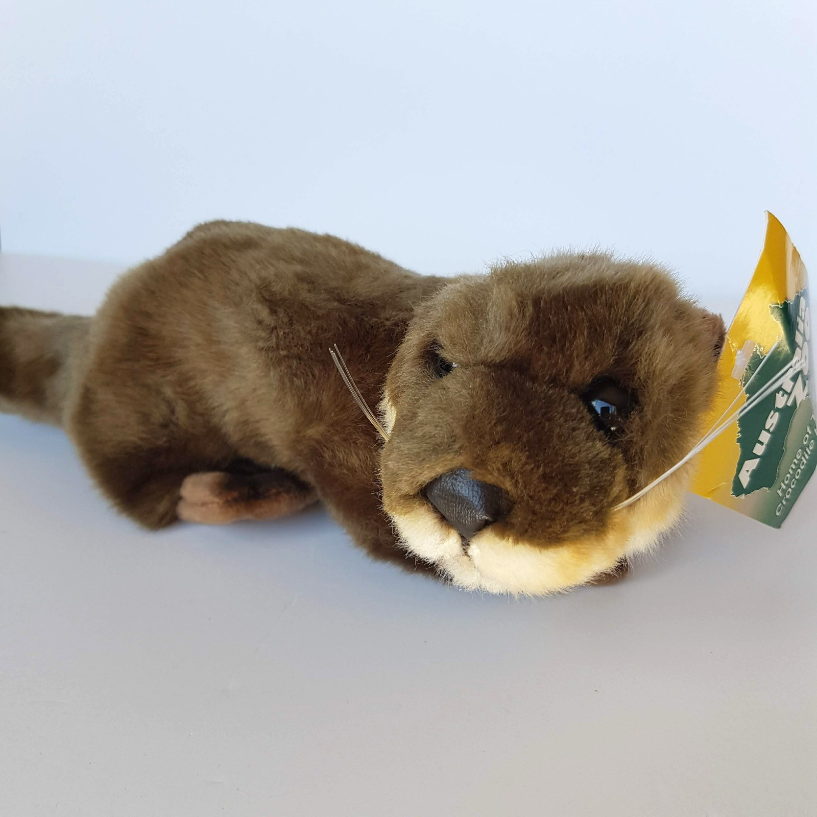 AUSTRALIA ZOO OTTER Plush Toy 32cm Soft Toy Wild Animal Plush Stuffed Animal TAG1