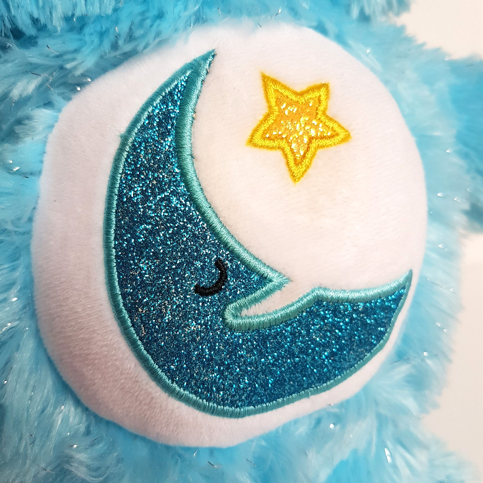 Care Bear BEDTIME BEAR Collector's Edition Sparkle Moon Soft Toy Stuffed Animal13