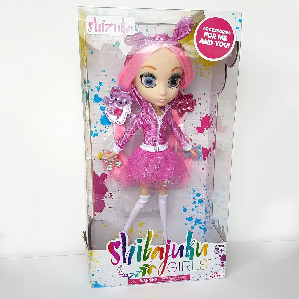 SHIBAJUKA GIRLS Doll SHIZUKA 2016 13" Retired Rare NRFB Fashion Doll Pink Toy1