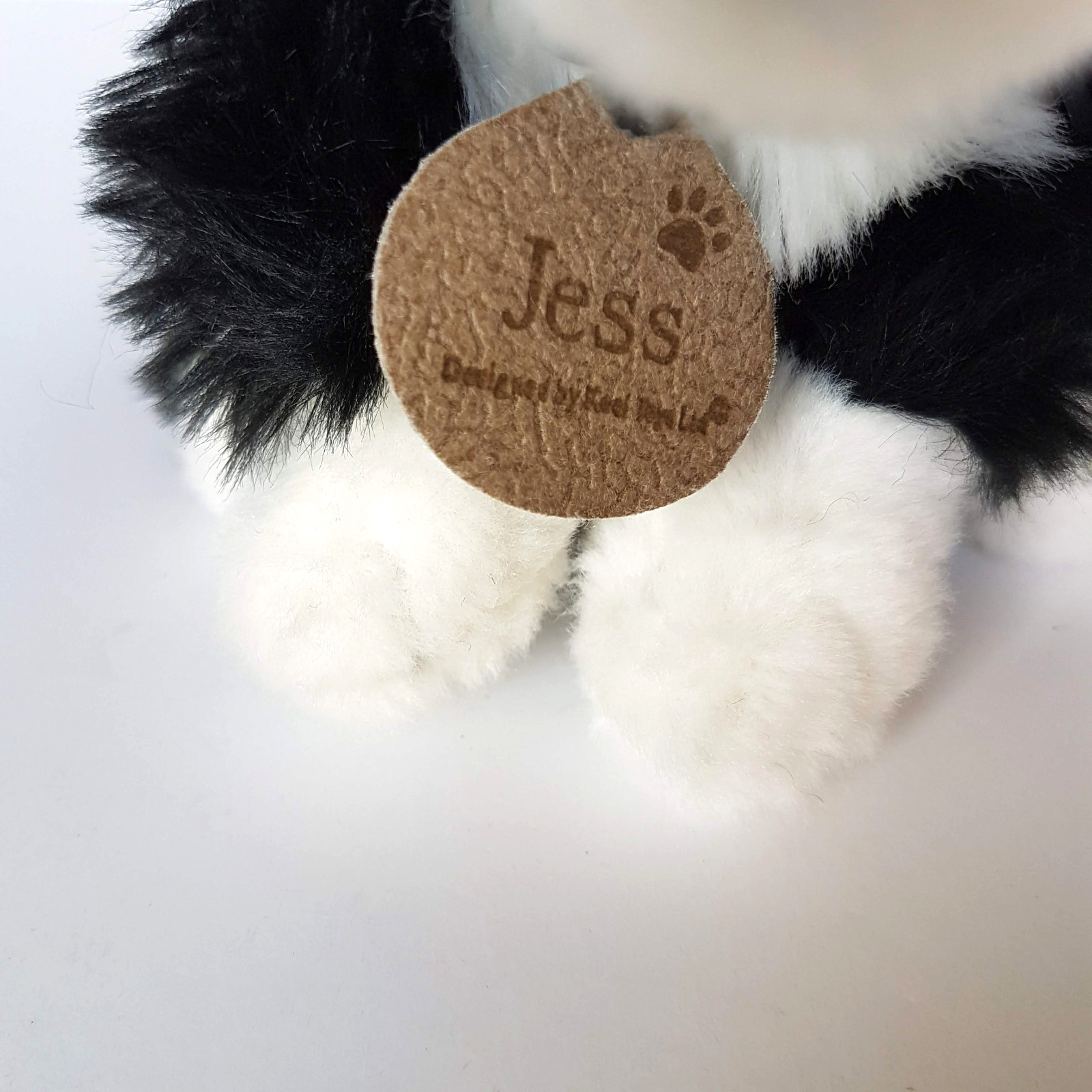 Keel Toys JESS BORDER COLLIE Dog Puppy Plush Soft Toy Stuffed Animal Black White4