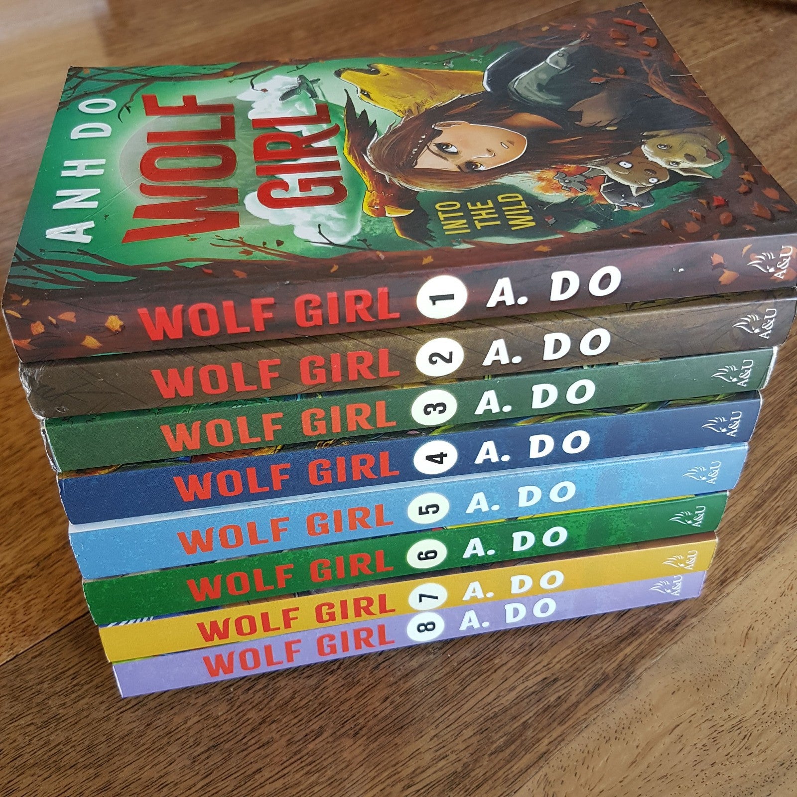 Anh Do WOLF GIRL 1 8 Fantasy Book Bundle Lot Kids Paperback Illustrated Novel16