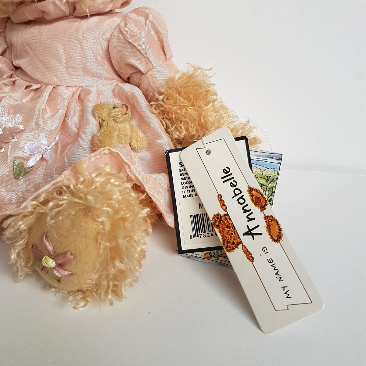SETTLER BEARS Teddy Bear ANNABELLE 30cm Plush Soft Toy Rose Dress Stuffed Animal4