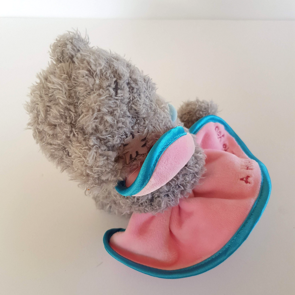 Tatty Teddy A HUG FROM ME TO YOU Plush 13cm Soft Toy Stuffed Animal Pink Blanket6