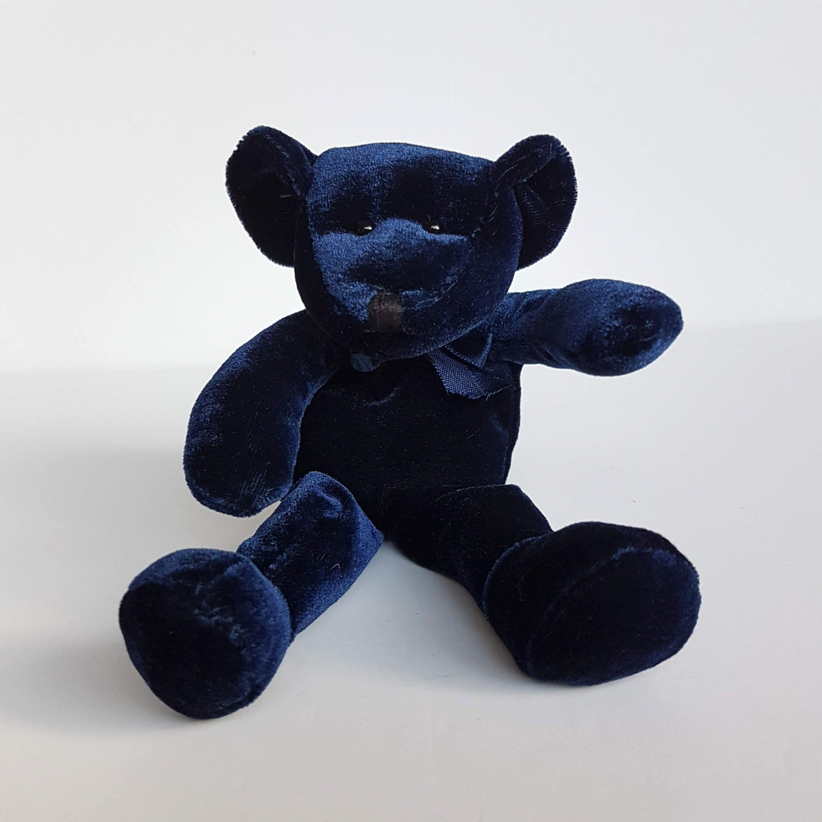 CA Australia BLUE VELVET FEEL TEDDY "Arthur" 20cm Plush Stuffed Animal Soft Toy0