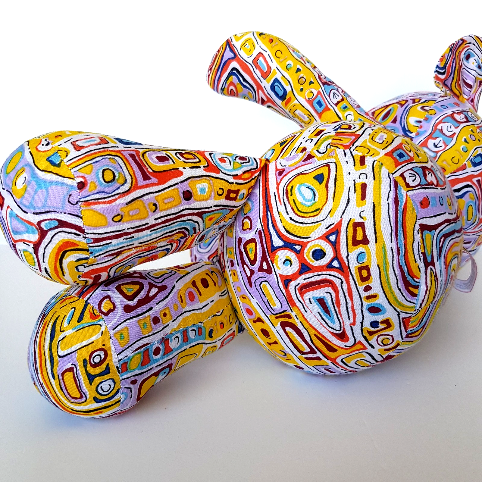 Australian OALA ABORIGINAL ARTIST Felicity Robertson Nampitjinpa Koala Plush Toy11