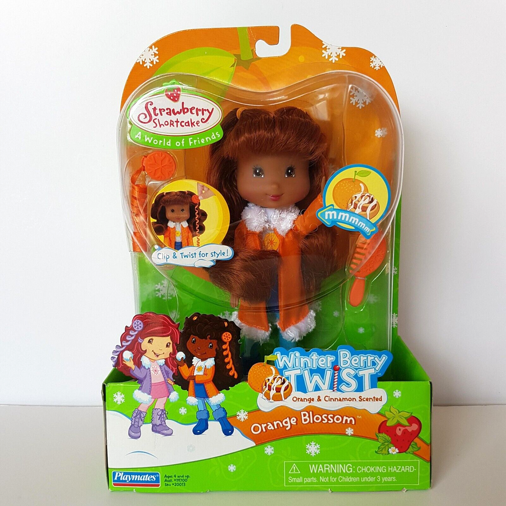 Strawberry Shortcake ORANGE BLOSSOM Winter Berry Twist Doll 2007 Scented Toy0