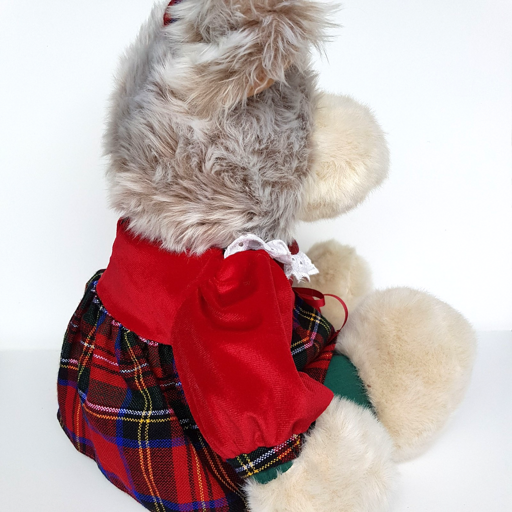 Vintage CHRISTMAS TEDDY BEAR Plush 49cm Commonwealth Toy Soft Toy Stuffed Animal10