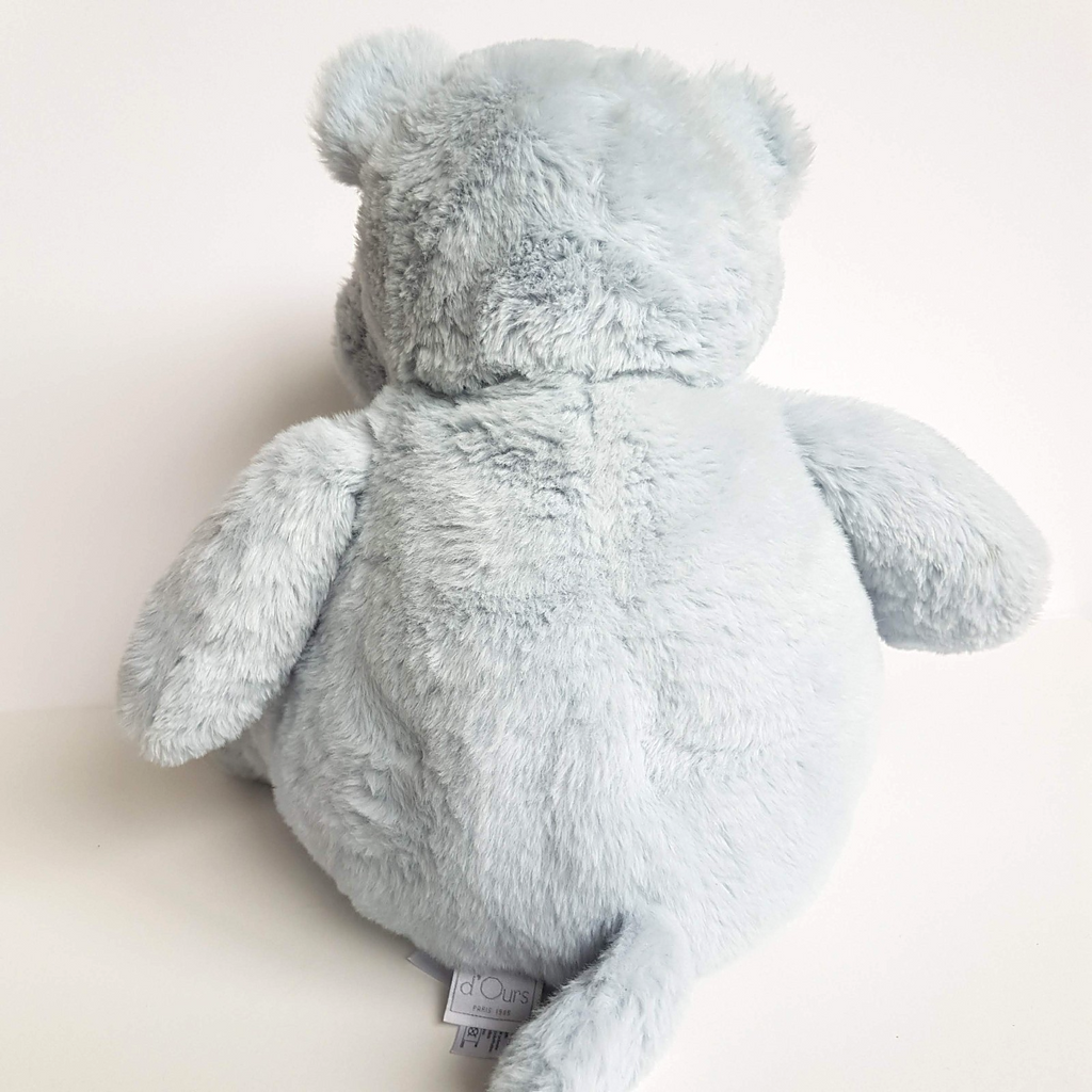 Histoire d'Ours BLUE HIPPO Plush 30cm Stuffed Animal Denim Hipp'o Sleep Soft Toy8